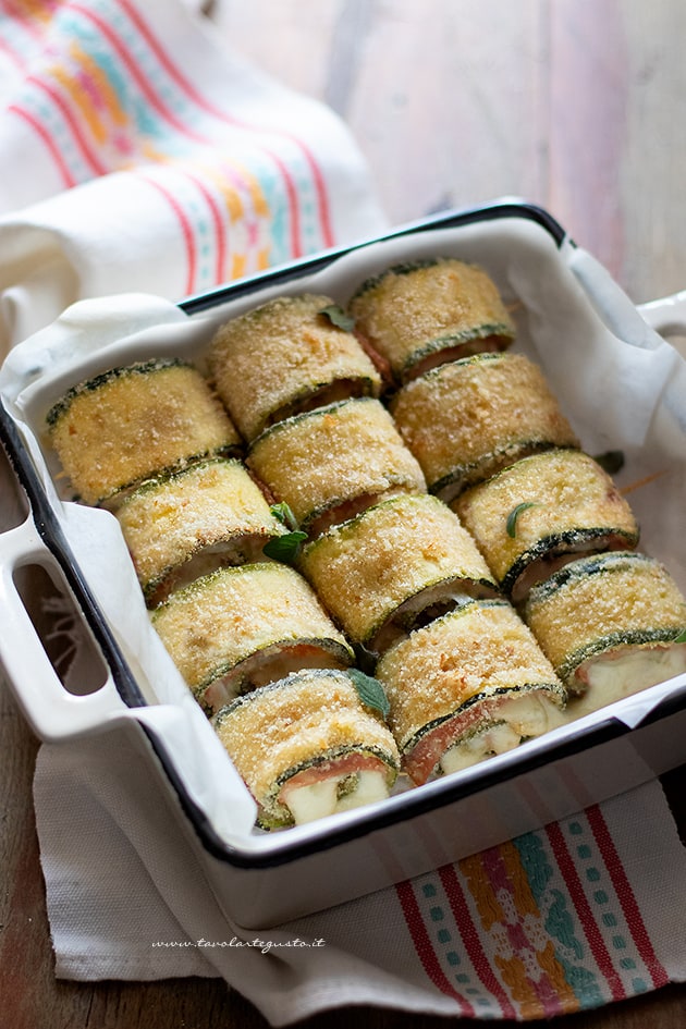 Involtini di zucchine -