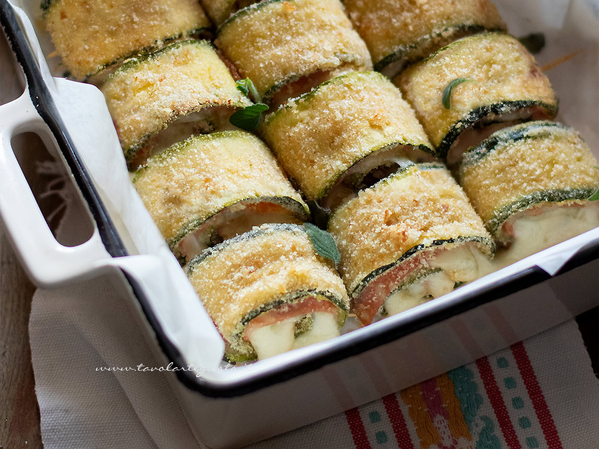 Involtini di zucchine