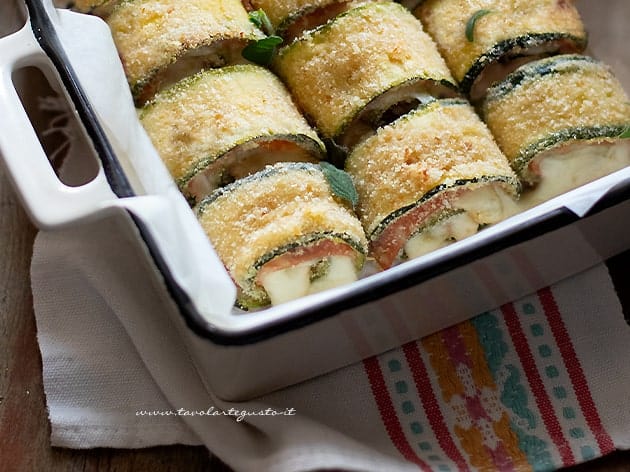 Involtini di zucchine