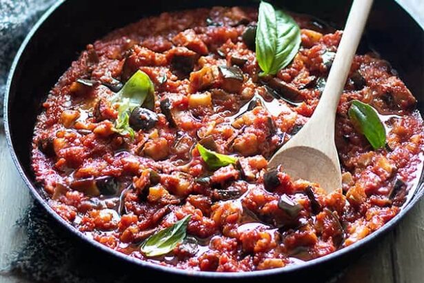 Sugo con melanzane