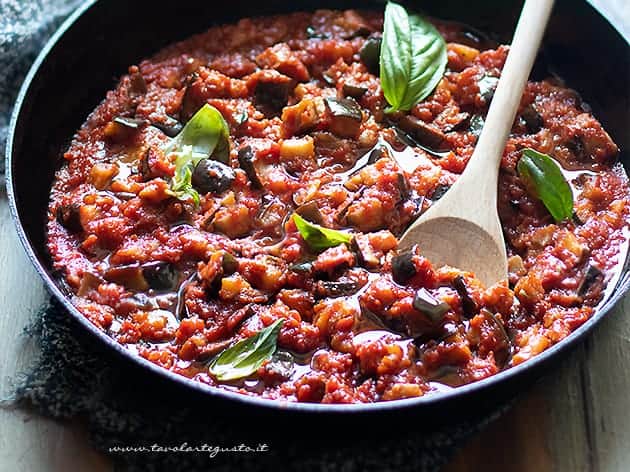 Sugo con melanzane