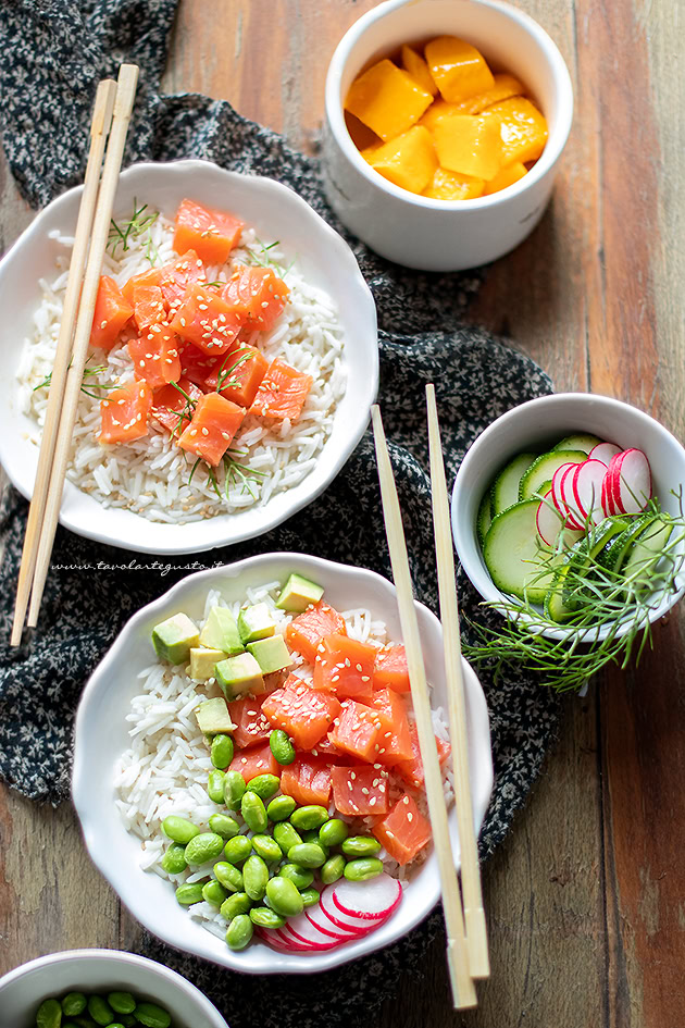 Poke bowl ricetta - - Ricetta di Tavolartegusto