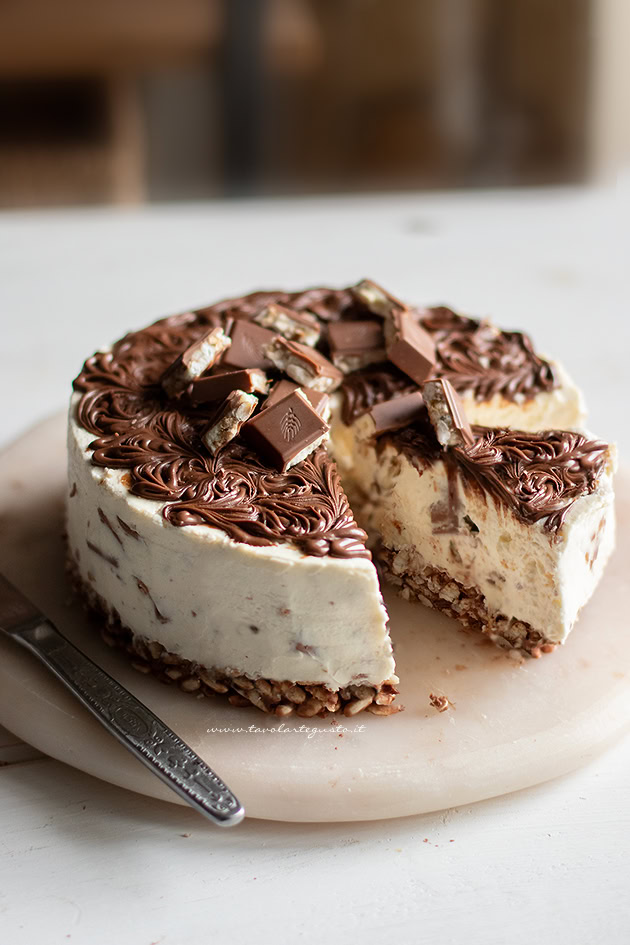 Torta Kinder cereali ( fredda e senza cottura ) la Ricetta velocissima!