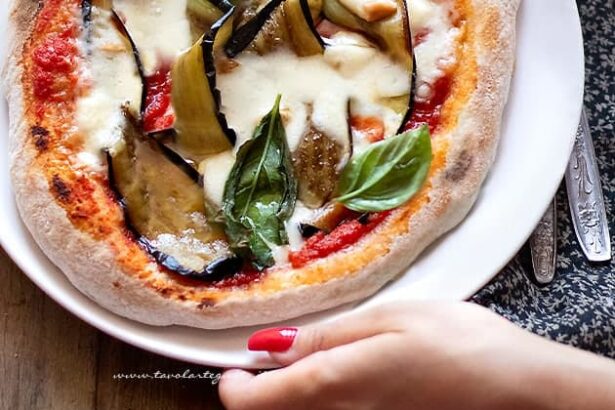 Pizza con melanzane alla parmigiana