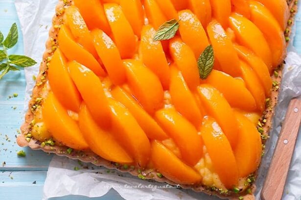 Crostata di pesche