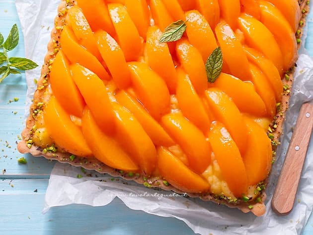 Crostata di pesche - Ricetta di Tavolartegusto