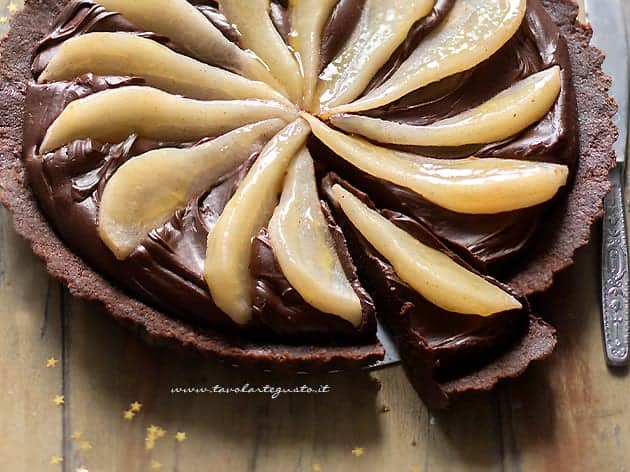 Crostata pere e cioccolato