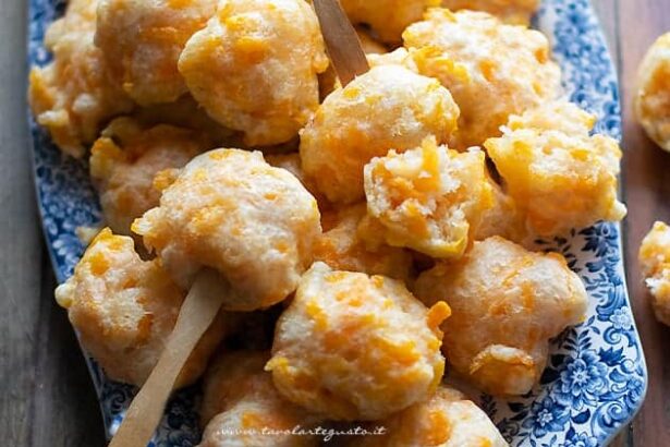 Frittelle di zucca salate