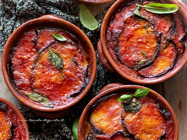 Mini parmigiane di melanzane