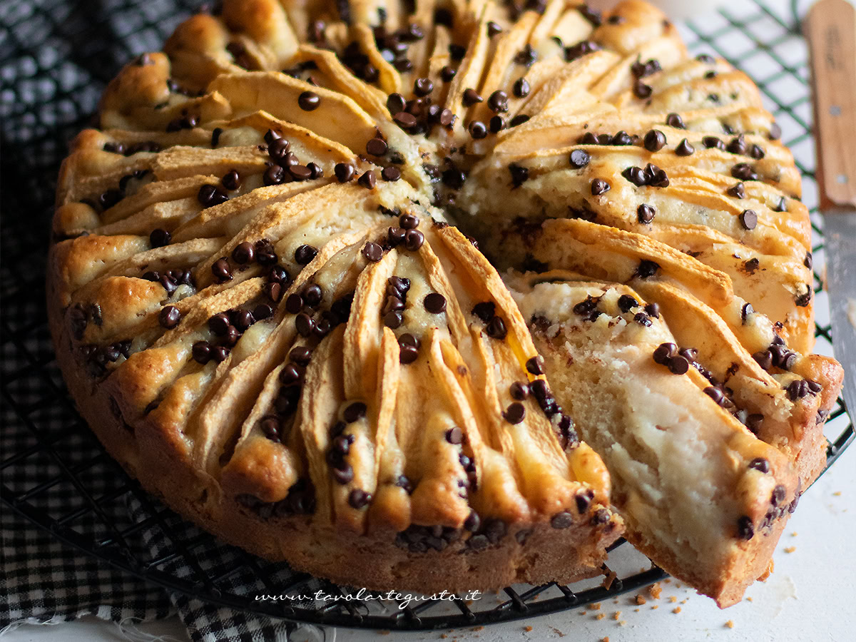 Torta di mele e cioccolato