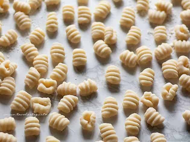 gnocchi senza patate , acqua e farina