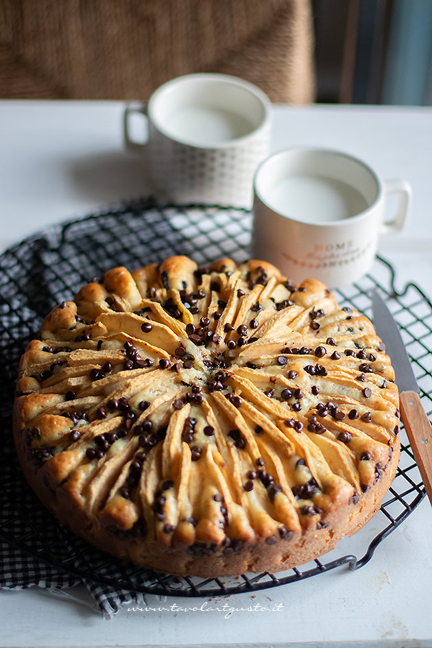 ricetta Torta di mele e cioccolato