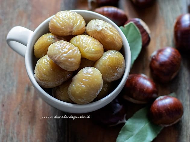 Castagne bollite - lessate