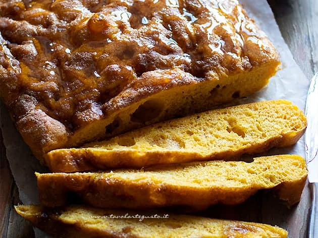 Focaccia dolce di zucca