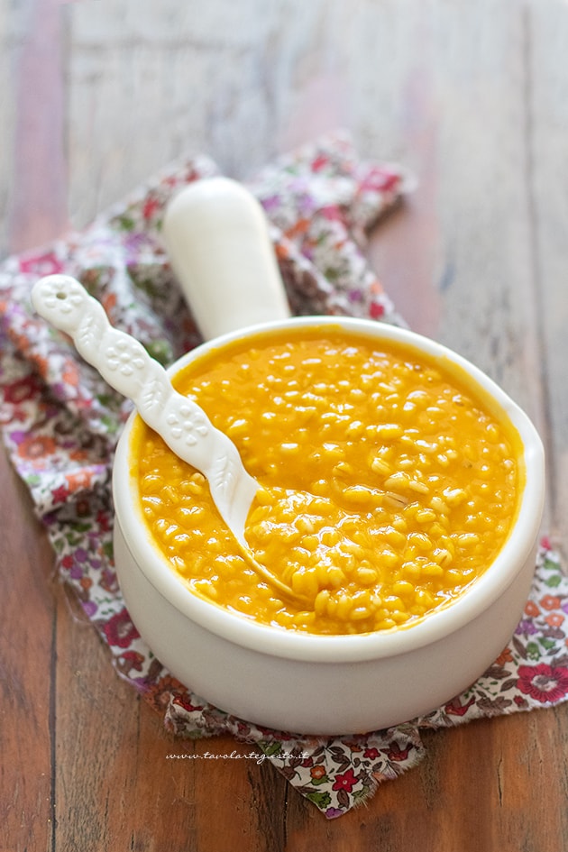 Orzotto alla zucca