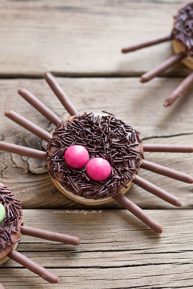 Ragnetti di Halloween - Biscotti ragno