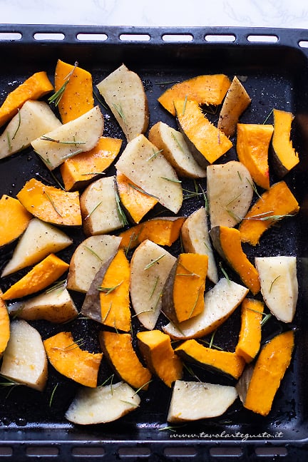 come fare zucca e patate - Ricetta di Tavolartegusto