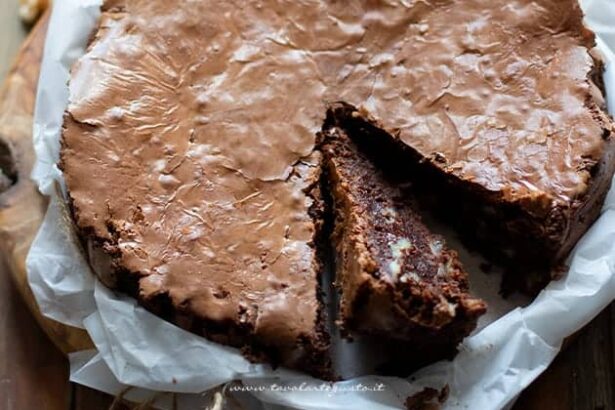 torta noci e cioccolato - Ricetta di Tavolartegusto