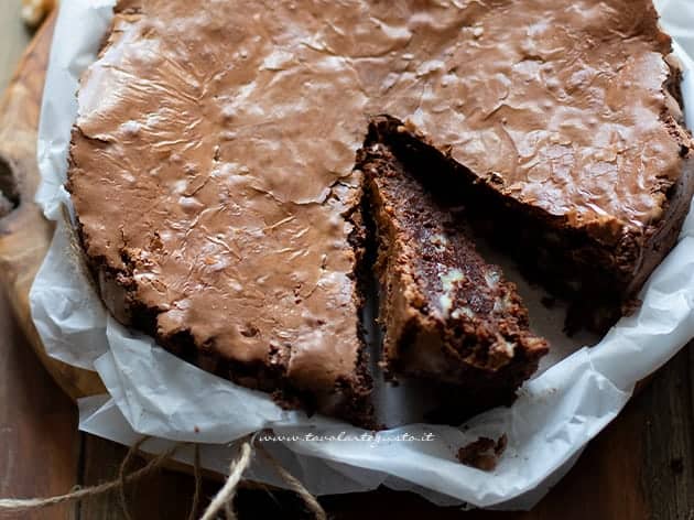 torta noci e cioccolato - Ricetta di Tavolartegusto