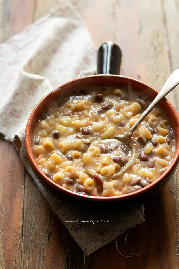 Pasta fagioli e patate