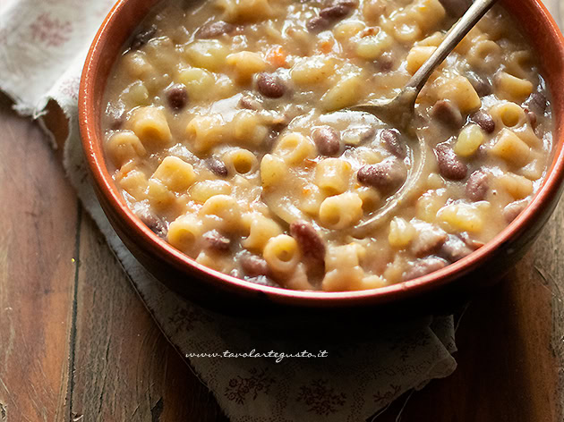 Pasta fagioli e patate