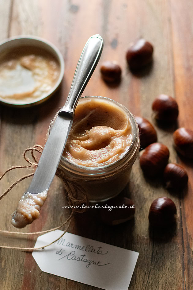 ricetta marmellata di castagne