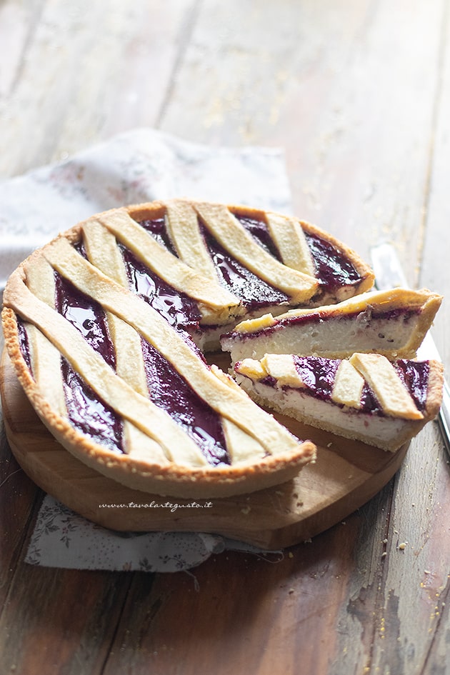 Crostata ricotta e marmellata