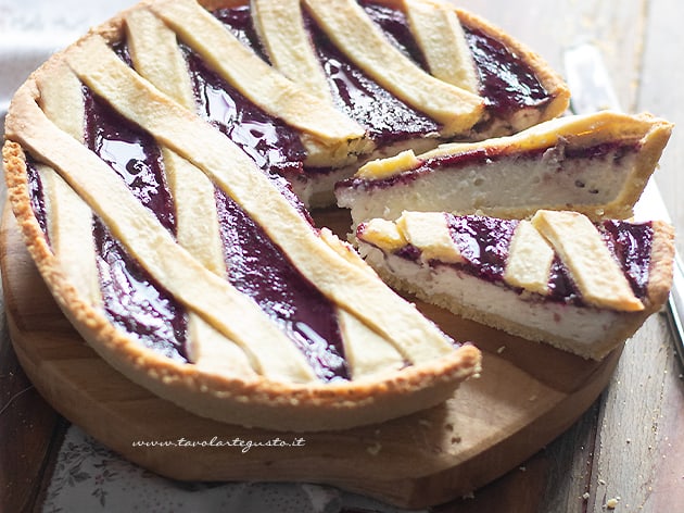 Crostata ricotta e marmellata