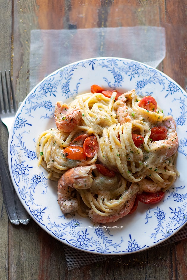 Linguine agli scampi - Ricetta di Tavolartegusto