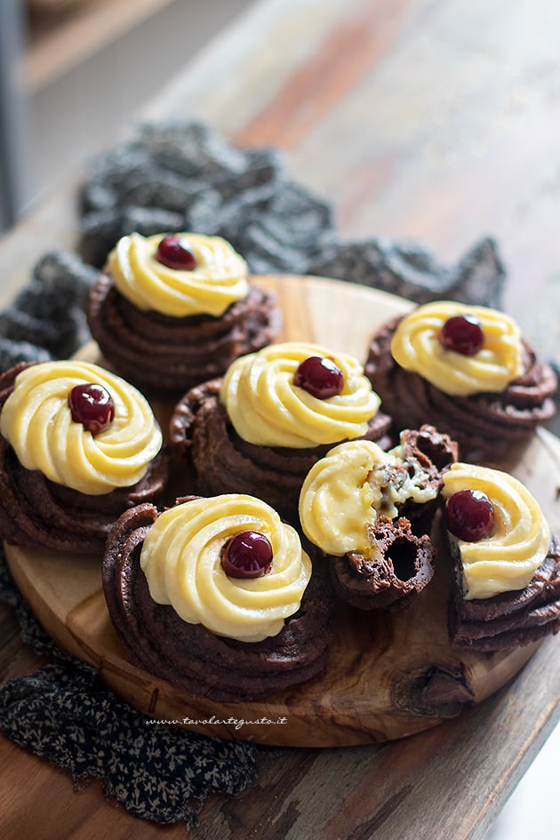 Zeppole al cacao