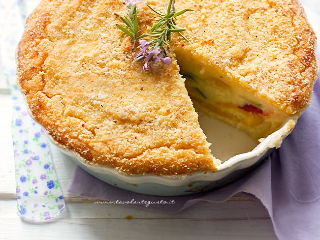 Gateau di verdure - Ricetta Gateau di patate vegetariano