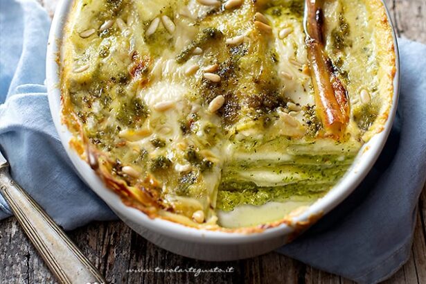 Lasagne al pesto - Ricetta di Tavolartegusto