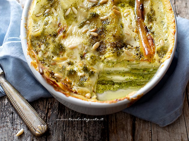 Lasagne al pesto - Ricetta di Tavolartegusto