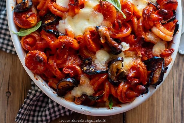 Pasta alla norma al forno