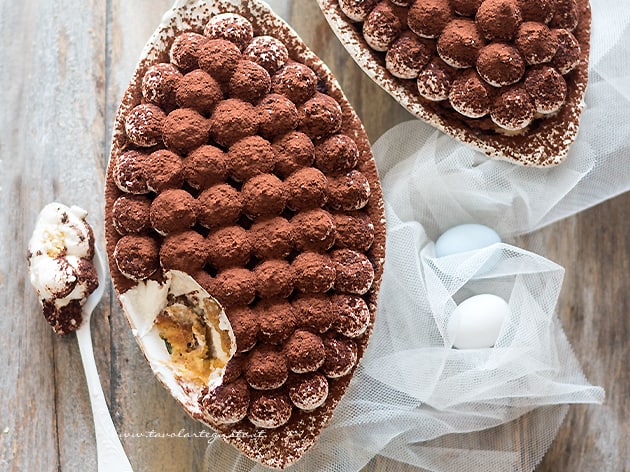 Tiramisu con colomba