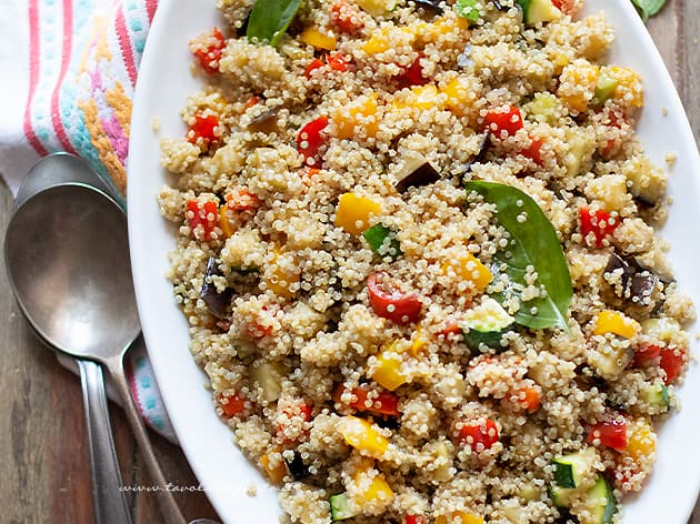 Quinoa con verdure