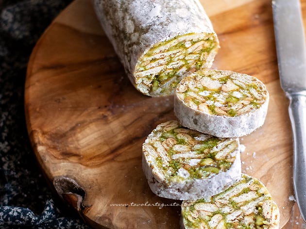 Salame al pistacchio dolce