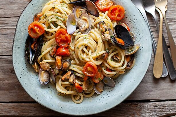 Spaghetti cozze e vongole