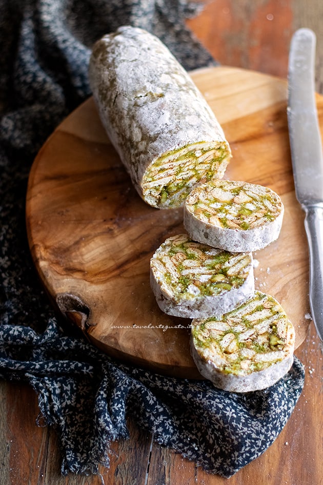 salame al pistacchio