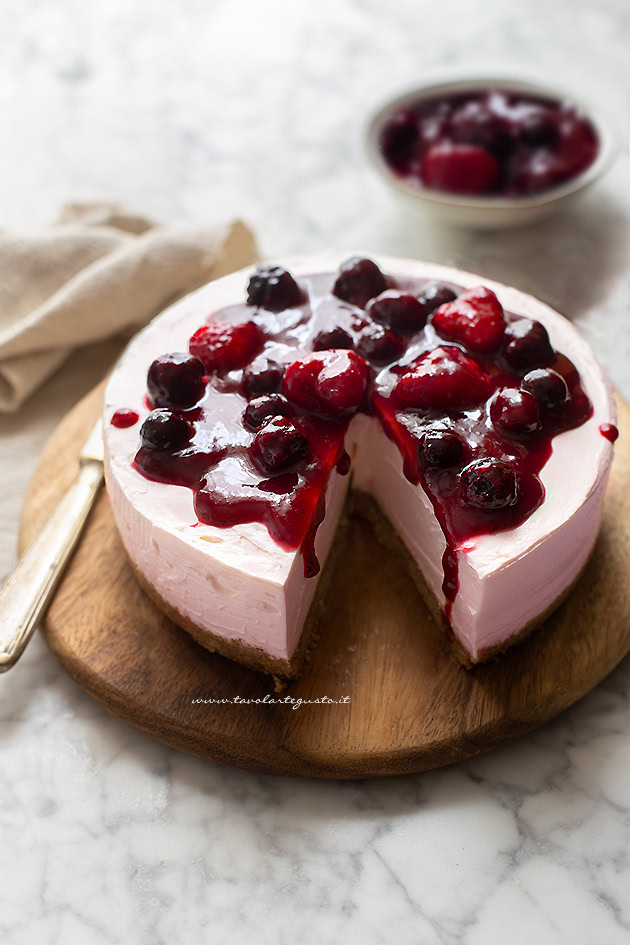 Cheesecake ai frutti di bosco