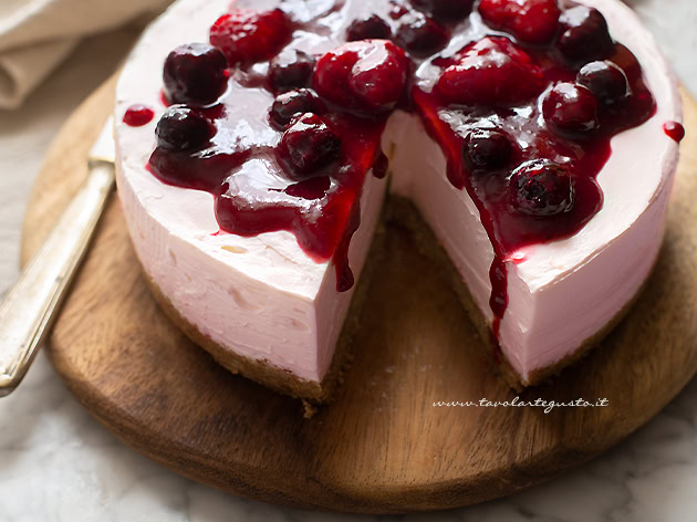 Cheesecake ai frutti di bosco