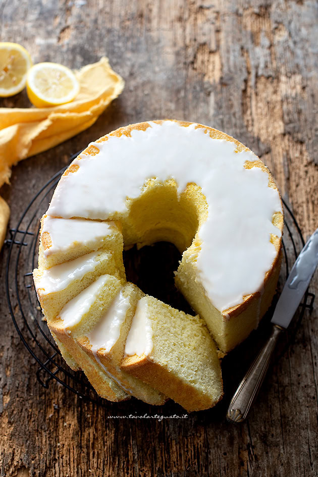 Chiffon cake al limone