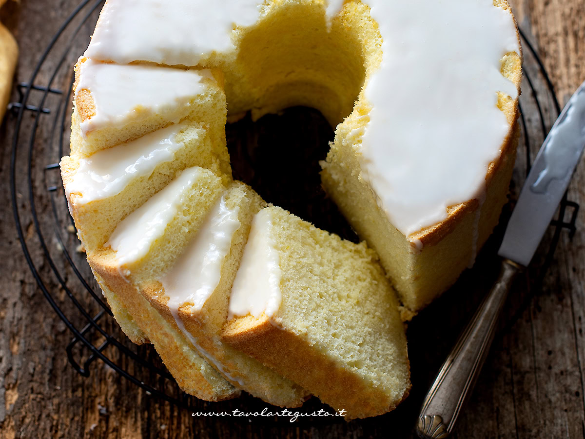 Chiffon cake al limone