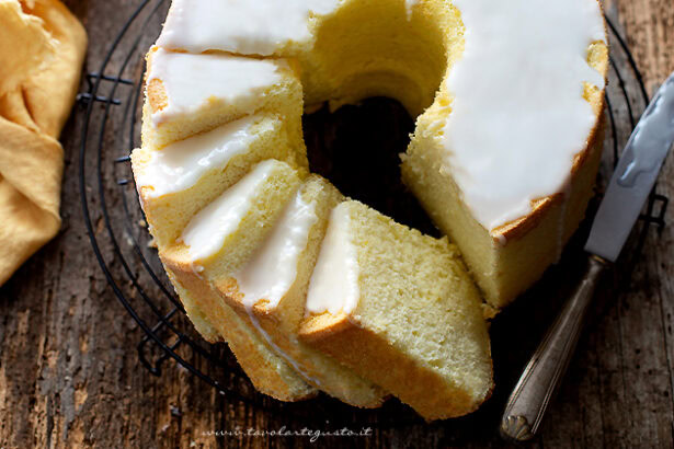 Chiffon cake al limone