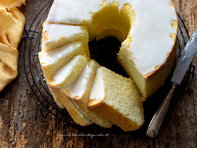 Chiffon cake al limone