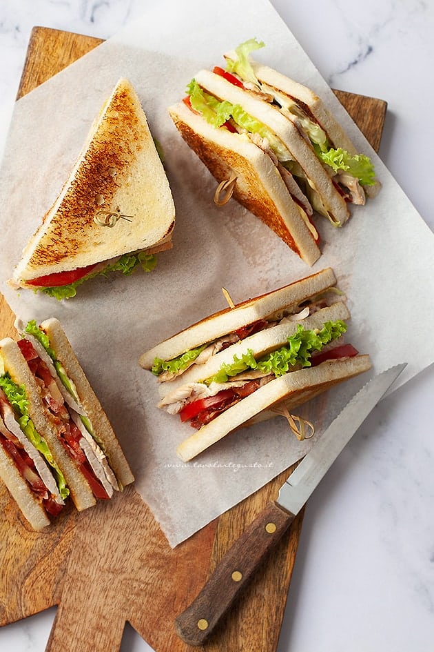 ricetta club sandwich