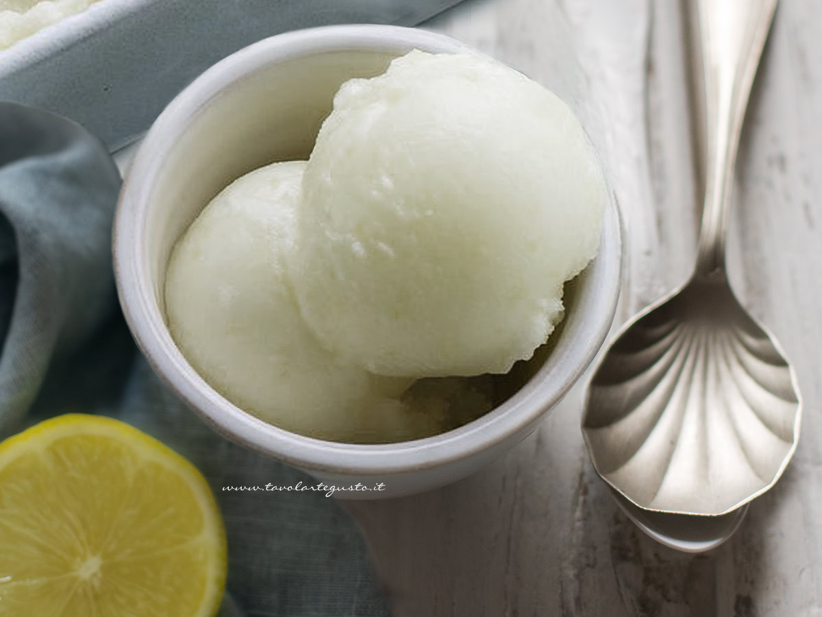 sorbetto al limone