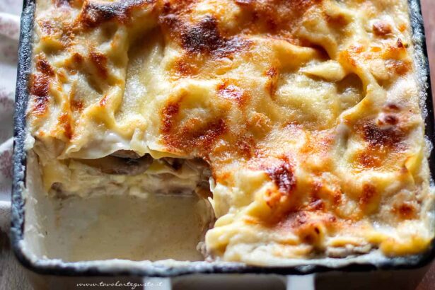 lasagne ai funghi - Ricetta di Tavolartegusto