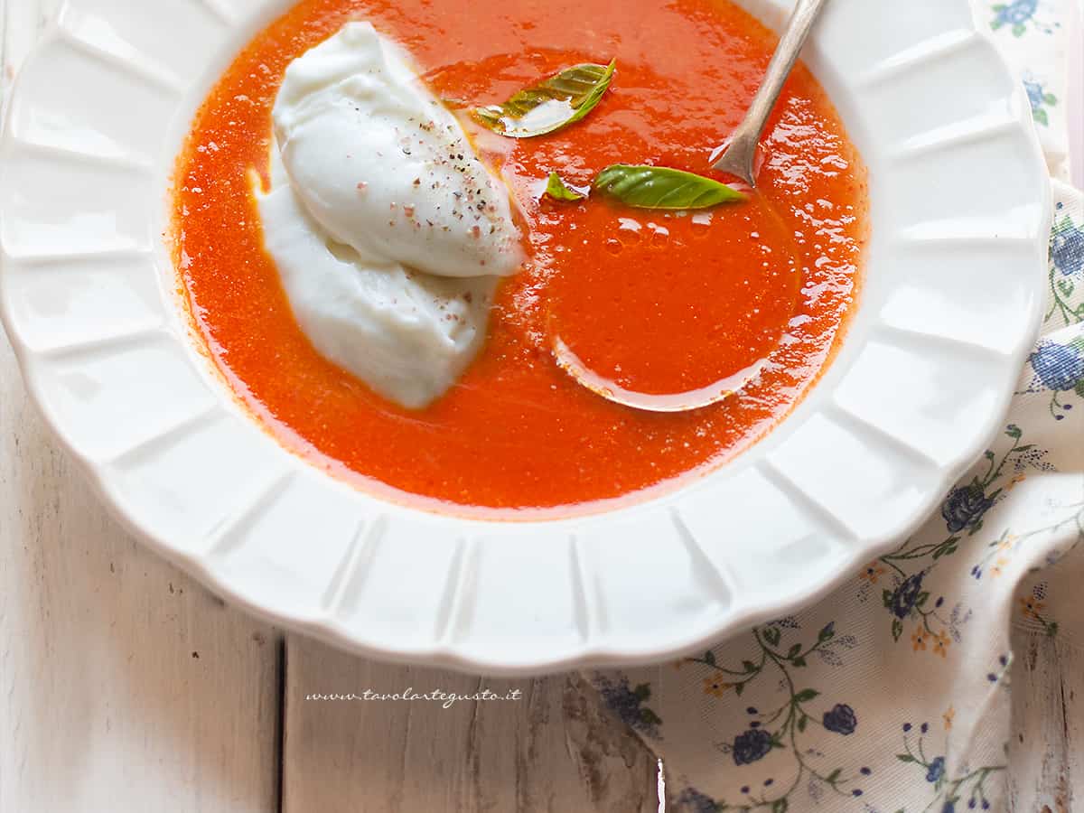 zuppa di pomodoro - Ricetta di Tavolartegusto