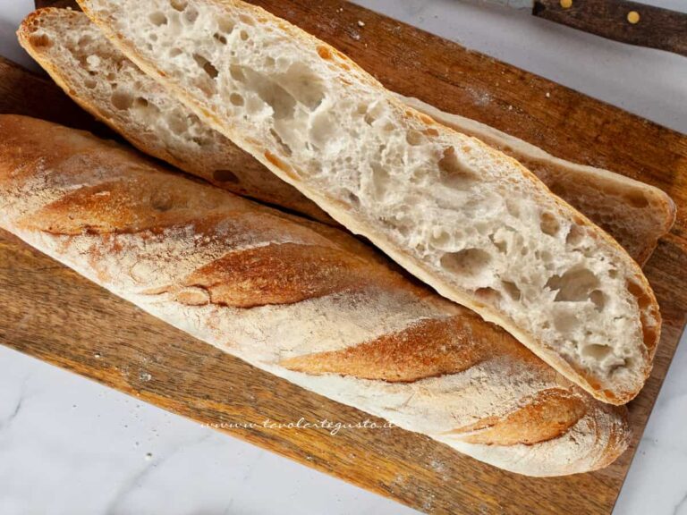 Baguette la Ricetta originale francese con foto passo passo